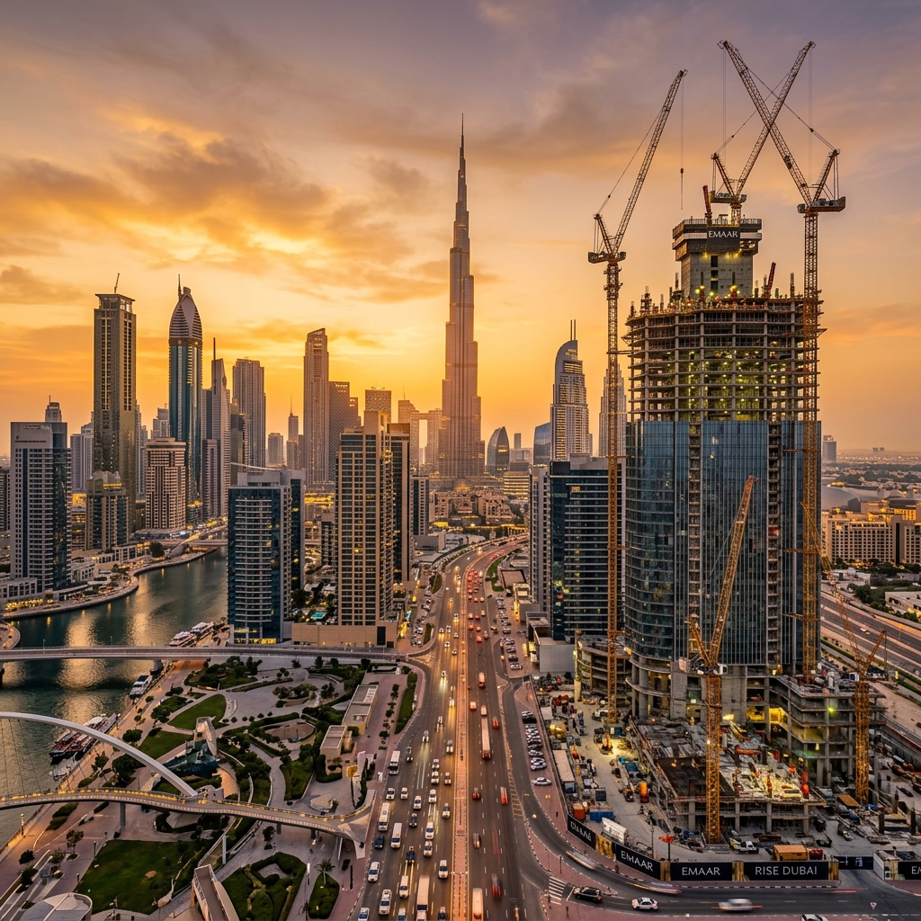 Dubai Skyline Construction